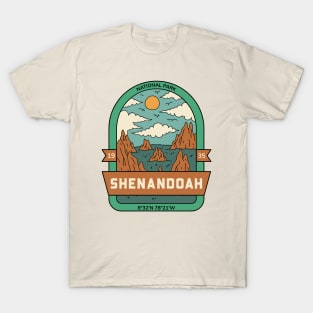 Shenandoah National Park Hiking Camping Outdoors Outdoorsman T-Shirt